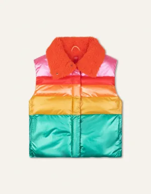 Rainbow Puffer Vest