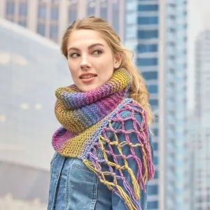 Red Heart Knit Exploration Scarf