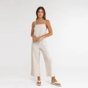 Rhythm Women's Classic Jumpsuit - Oatmeal