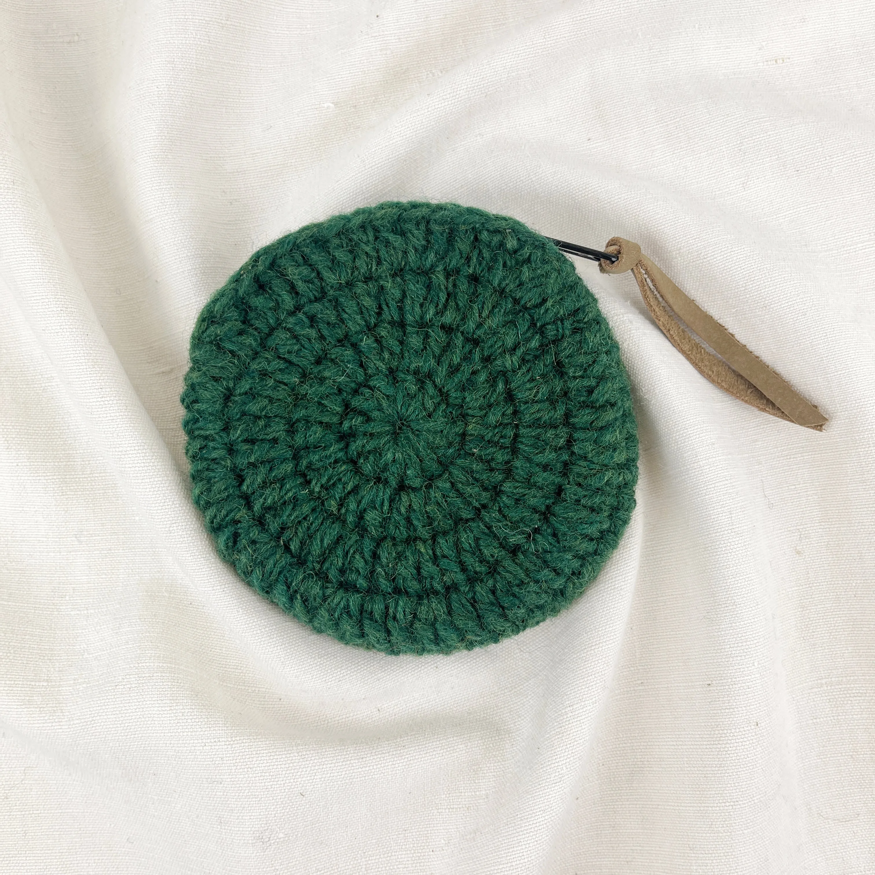 RICA Crochet Wool Circular Coin Purse (WS)