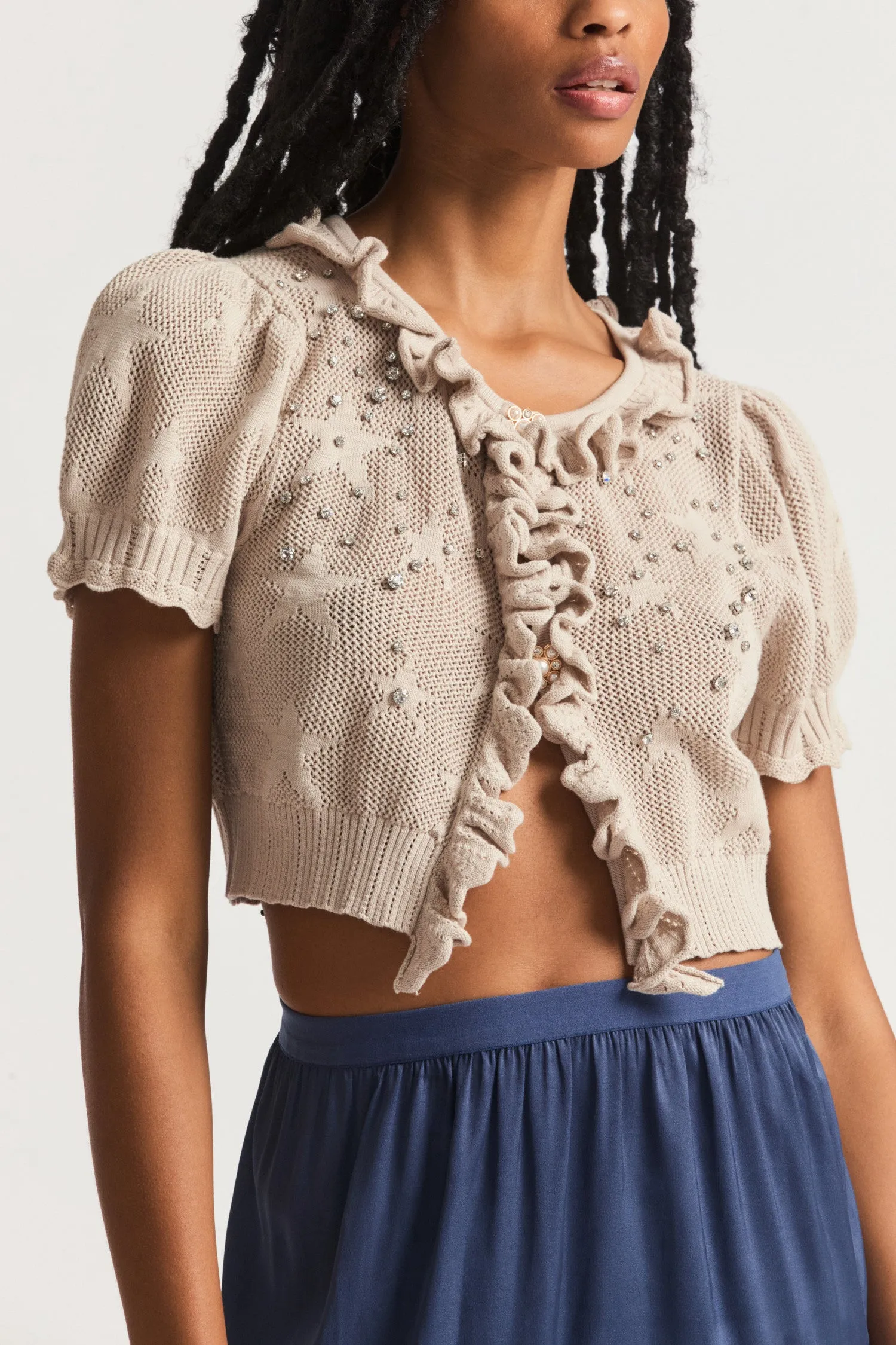 Rizina Crop Cardigan