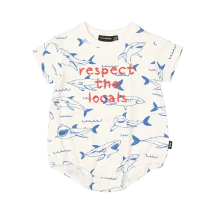 ROCK YOUR BABY RESPECT THE LOCALS OVERSIZED BABY BODYSUIT