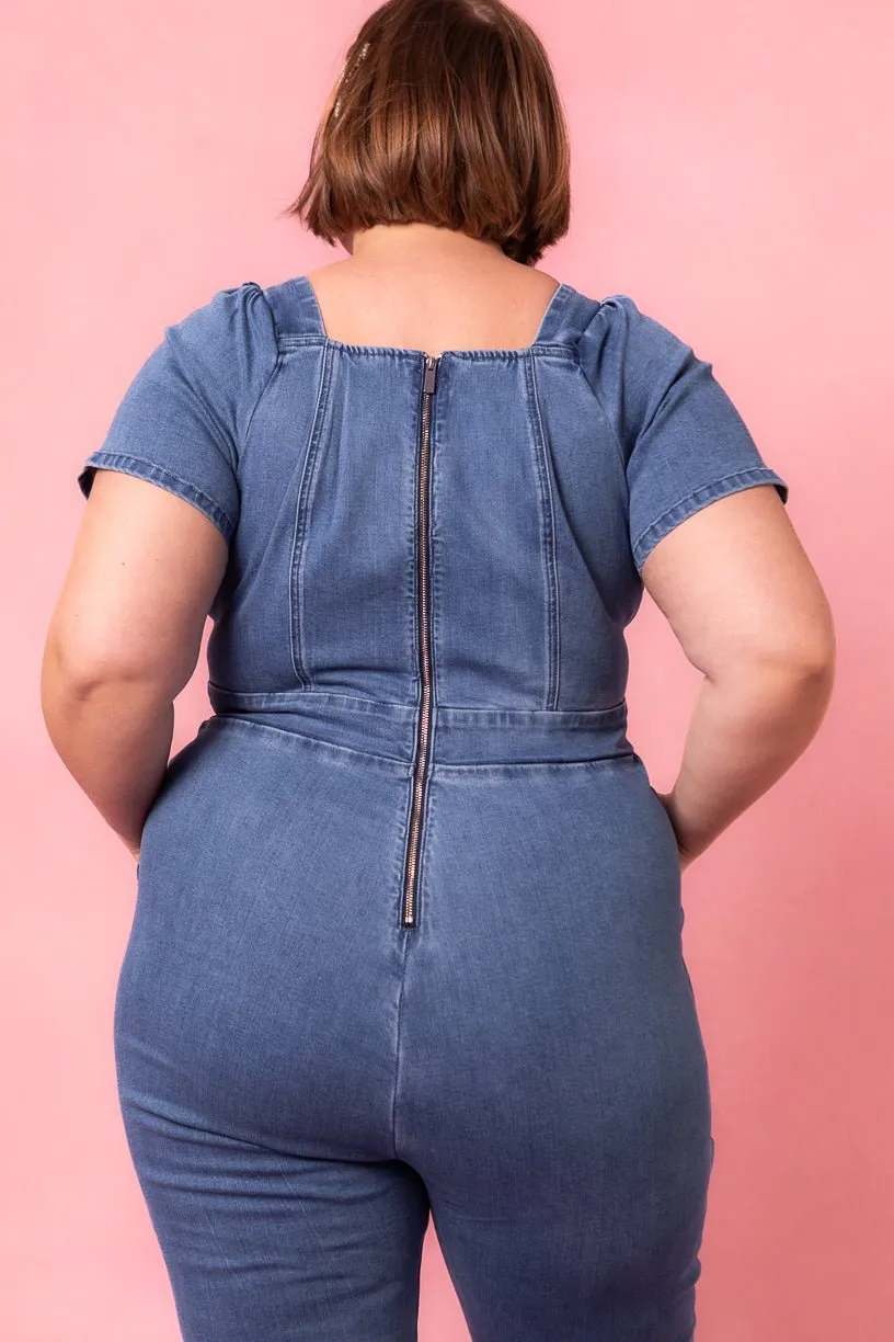 Ryan Denim Jumpsuit - FINAL SALE