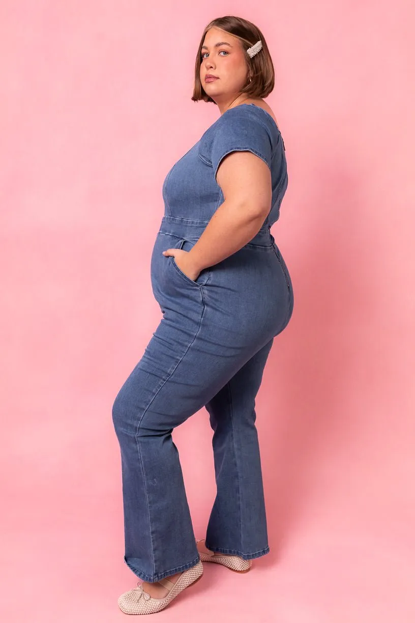 Ryan Denim Jumpsuit - FINAL SALE