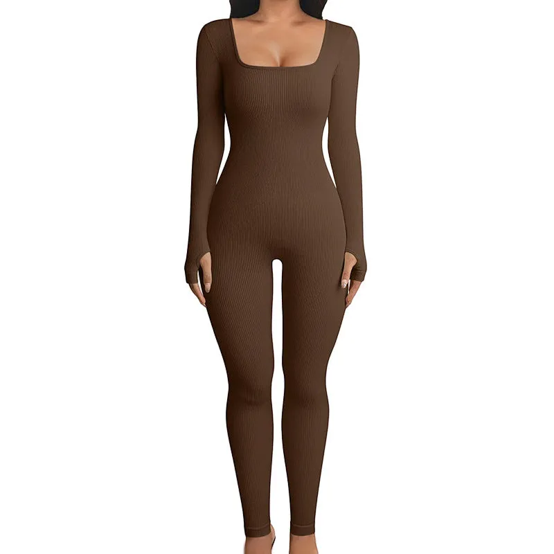 Seamless Hip Lift Yoga Jumpsuit