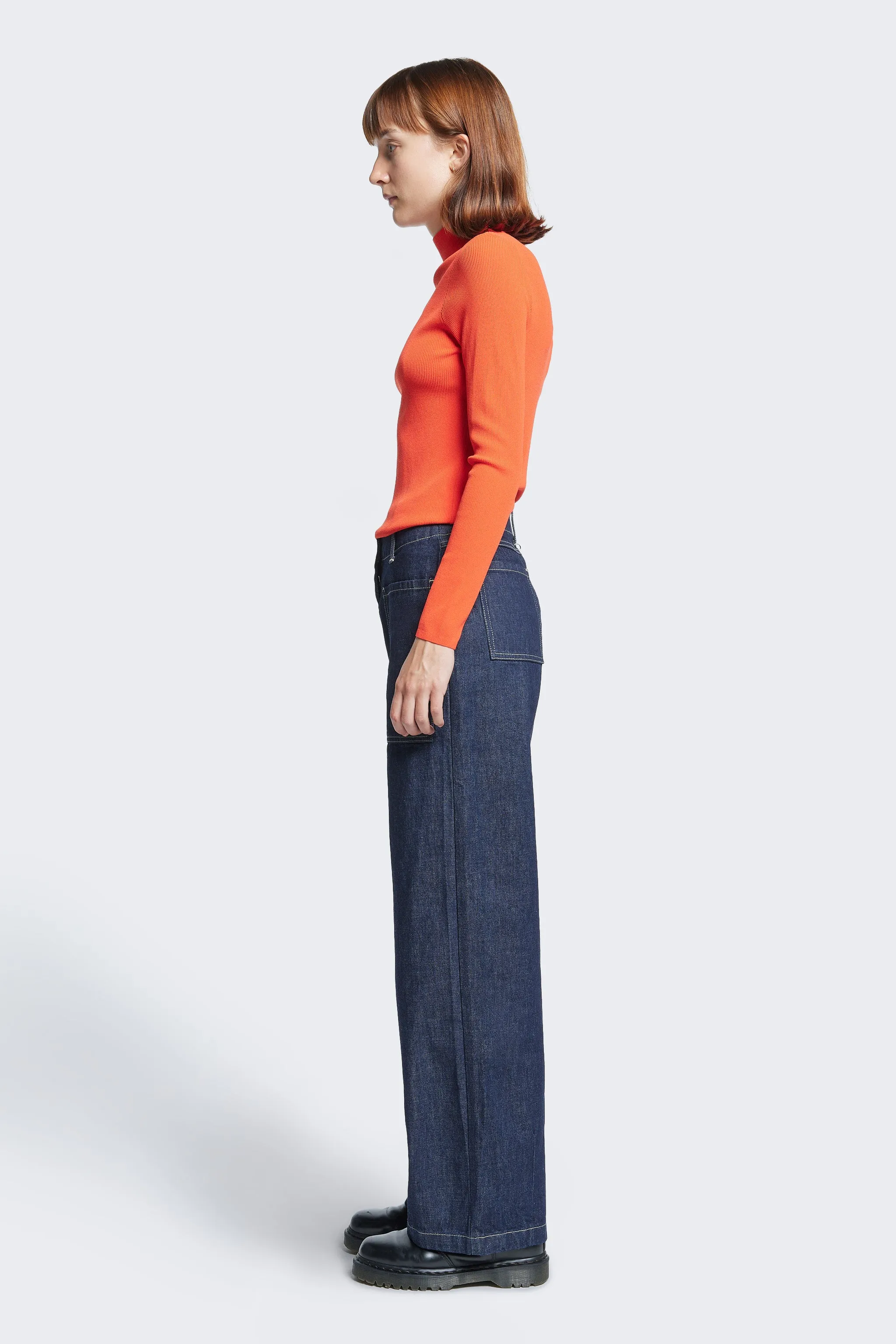 Sentient Turtleneck Knit Lava