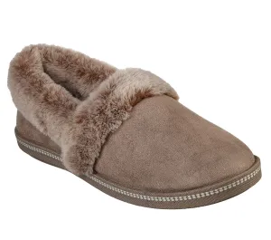 Skechers 32777/DKTP Taupe Womens Soft Slip On Slippers