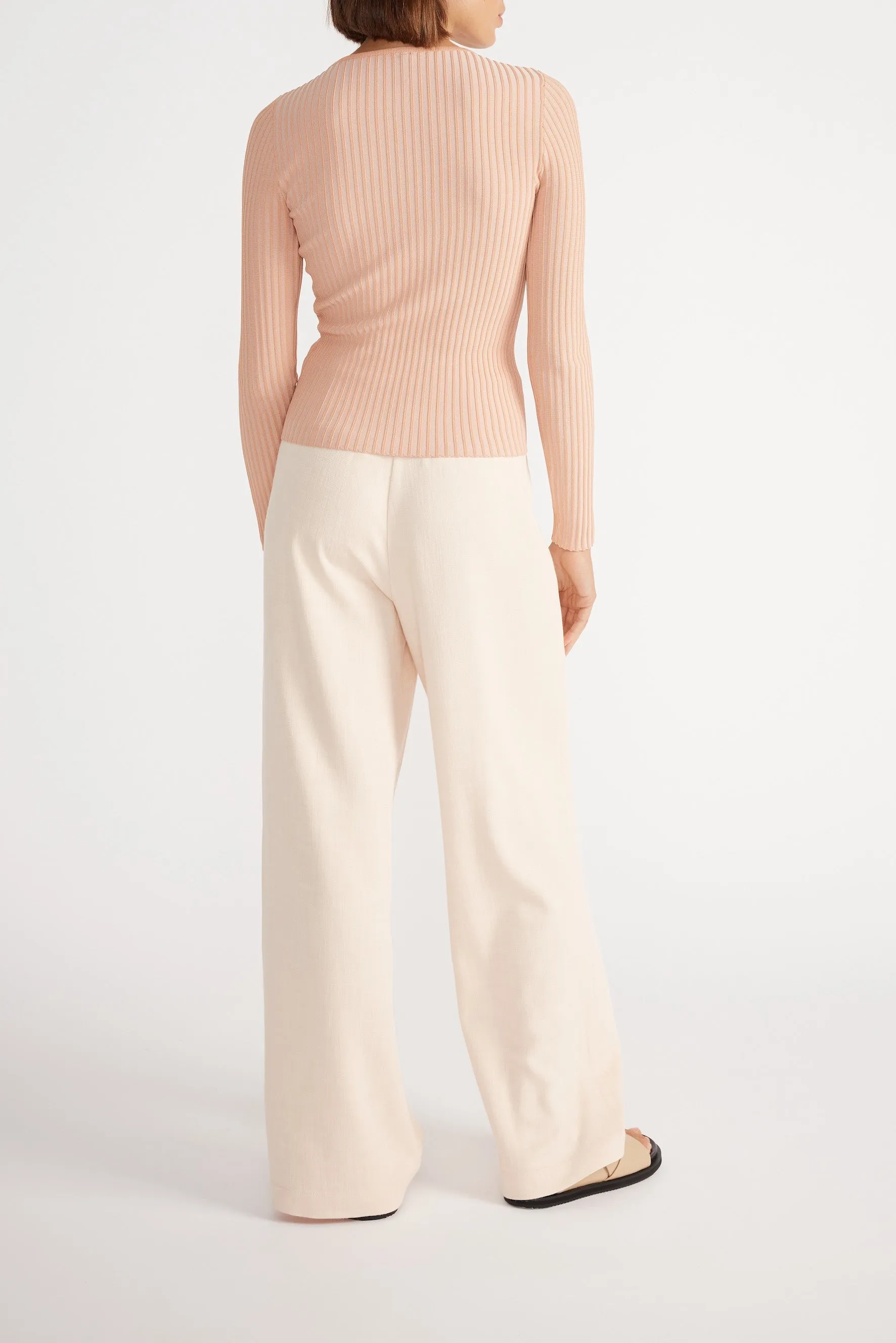 Staple the Label - Ulla Knit Top Peach