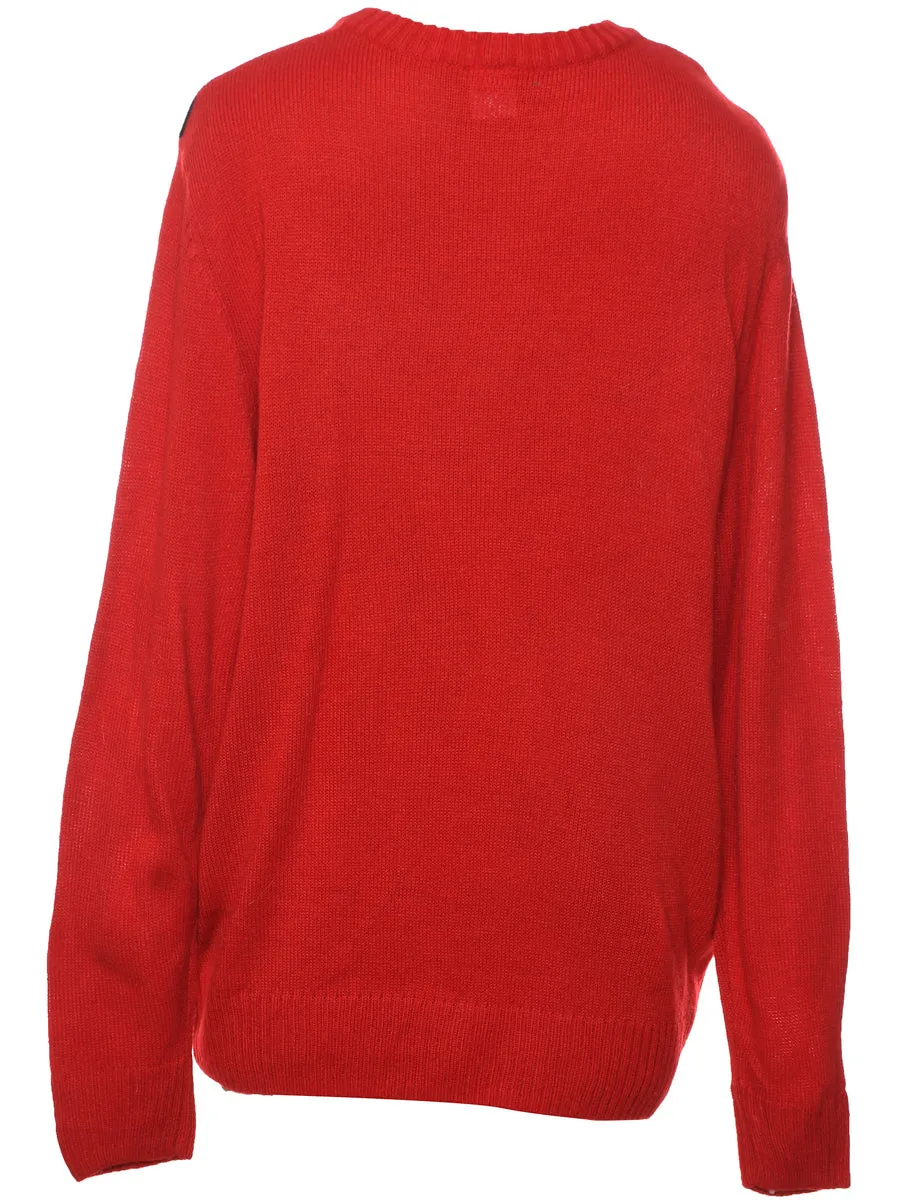 Star Wars Red Nordic Jumper - L