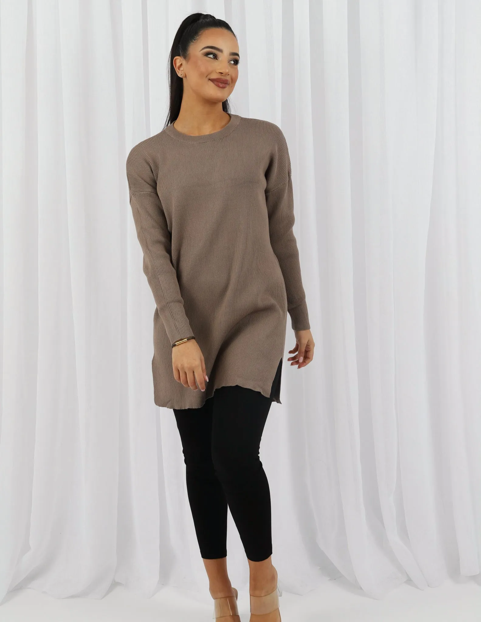 Tammy Split Knit Top