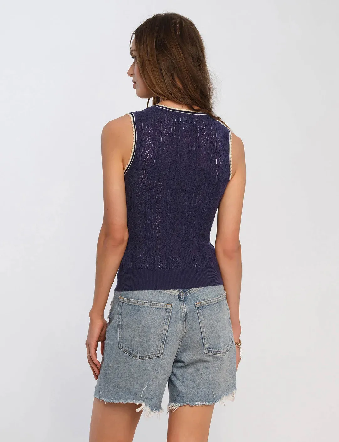 The Alana Vest by Heartloom - Indigo