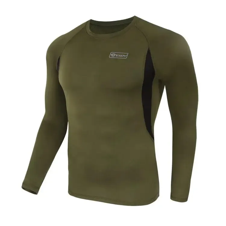 Top quality thermal underwear sets compression fleece sweat for men