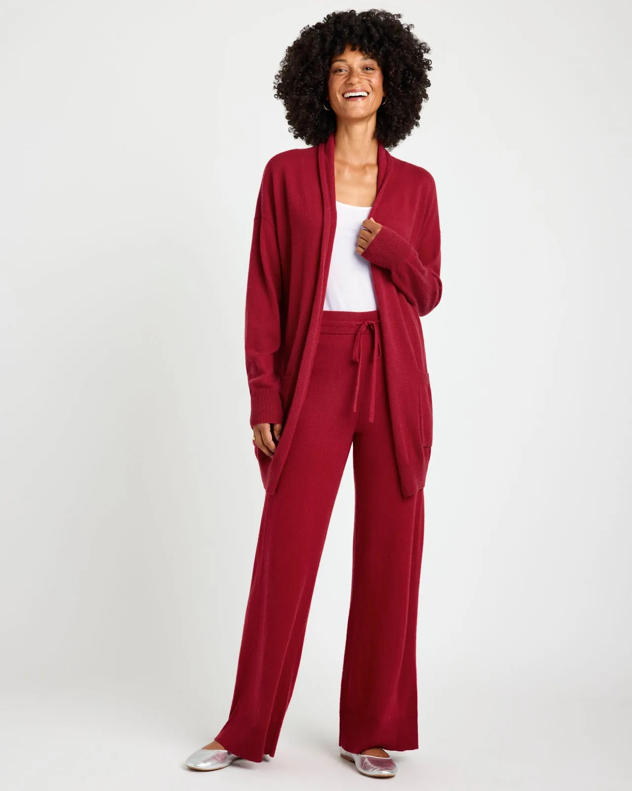 Tori Cashmere Wide Leg Pant