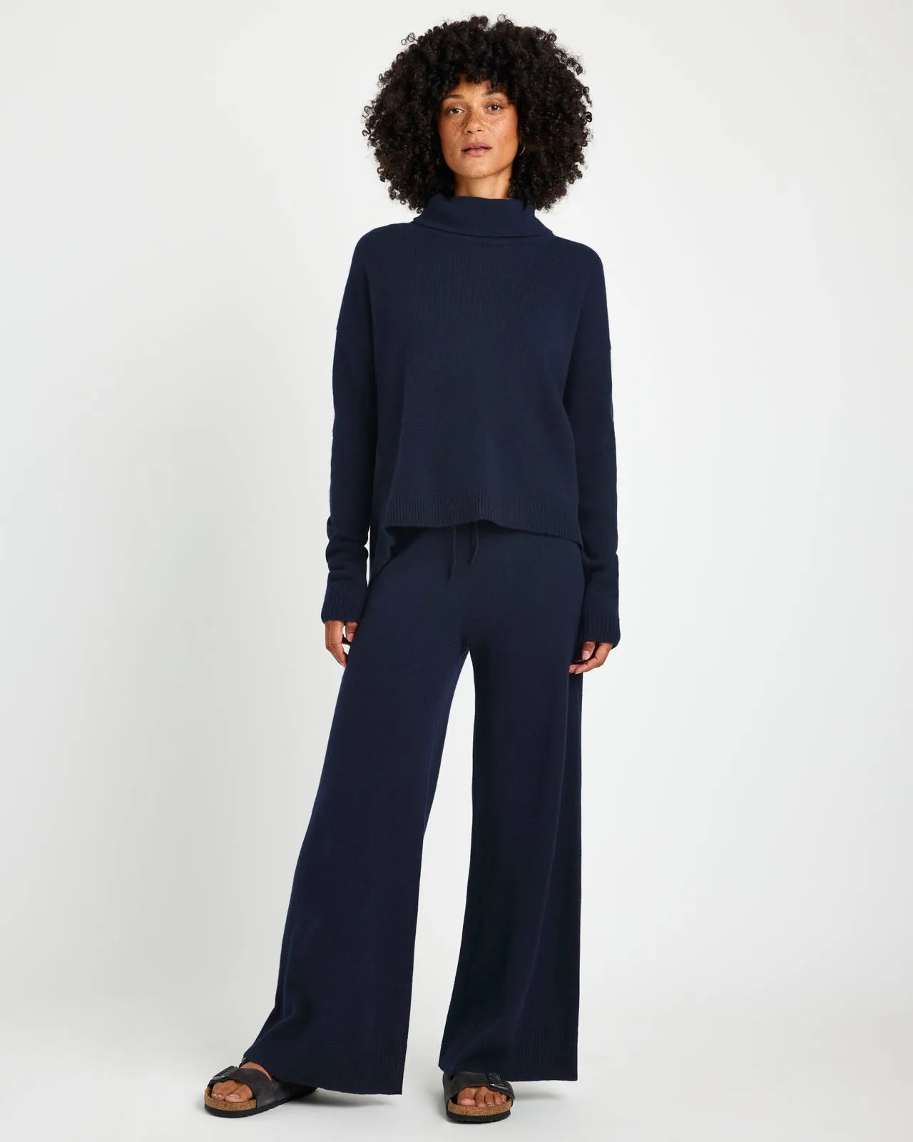 Tori Cashmere Wide Leg Pant