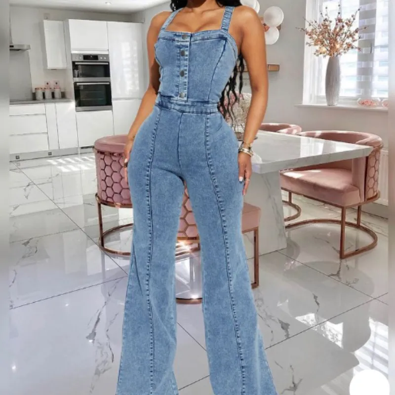 Transatlantic Denim Fusion Jumpsuit