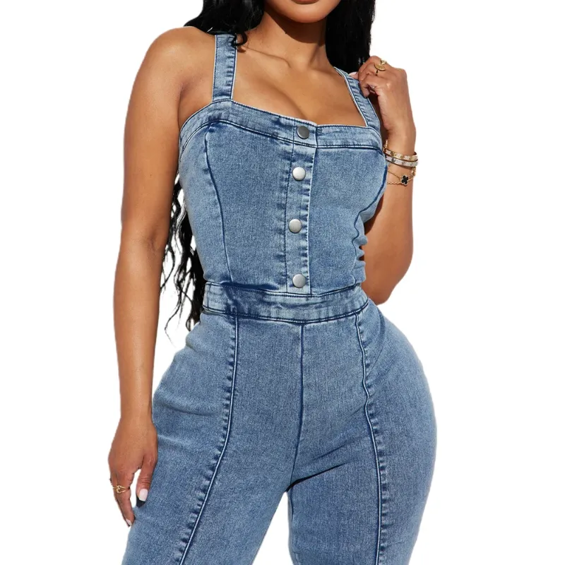 Transatlantic Denim Fusion Jumpsuit