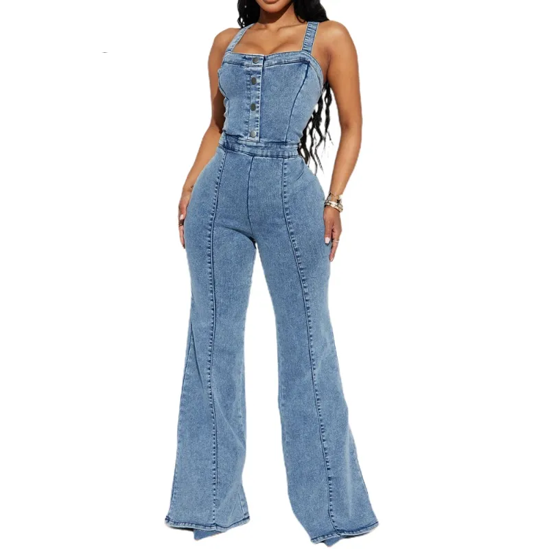 Transatlantic Denim Fusion Jumpsuit