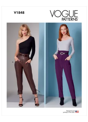 Vogue Pattern V1848 Misses/Petite Pants