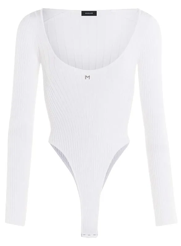 White knitted M bodysuit