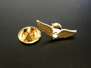 White Wings Lapel Pin