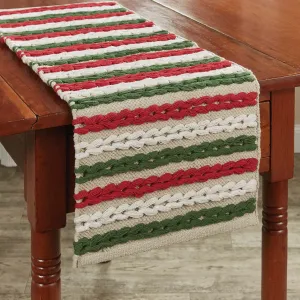 Winter Scarf Table Runner 36"L - Multi Park Designs