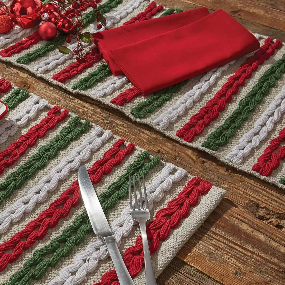 Winter Scarf Table Runner 36"L - Multi Park Designs